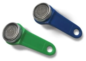 Badges d'identification conducteur RFID (clés magnétiques bleue et verte)